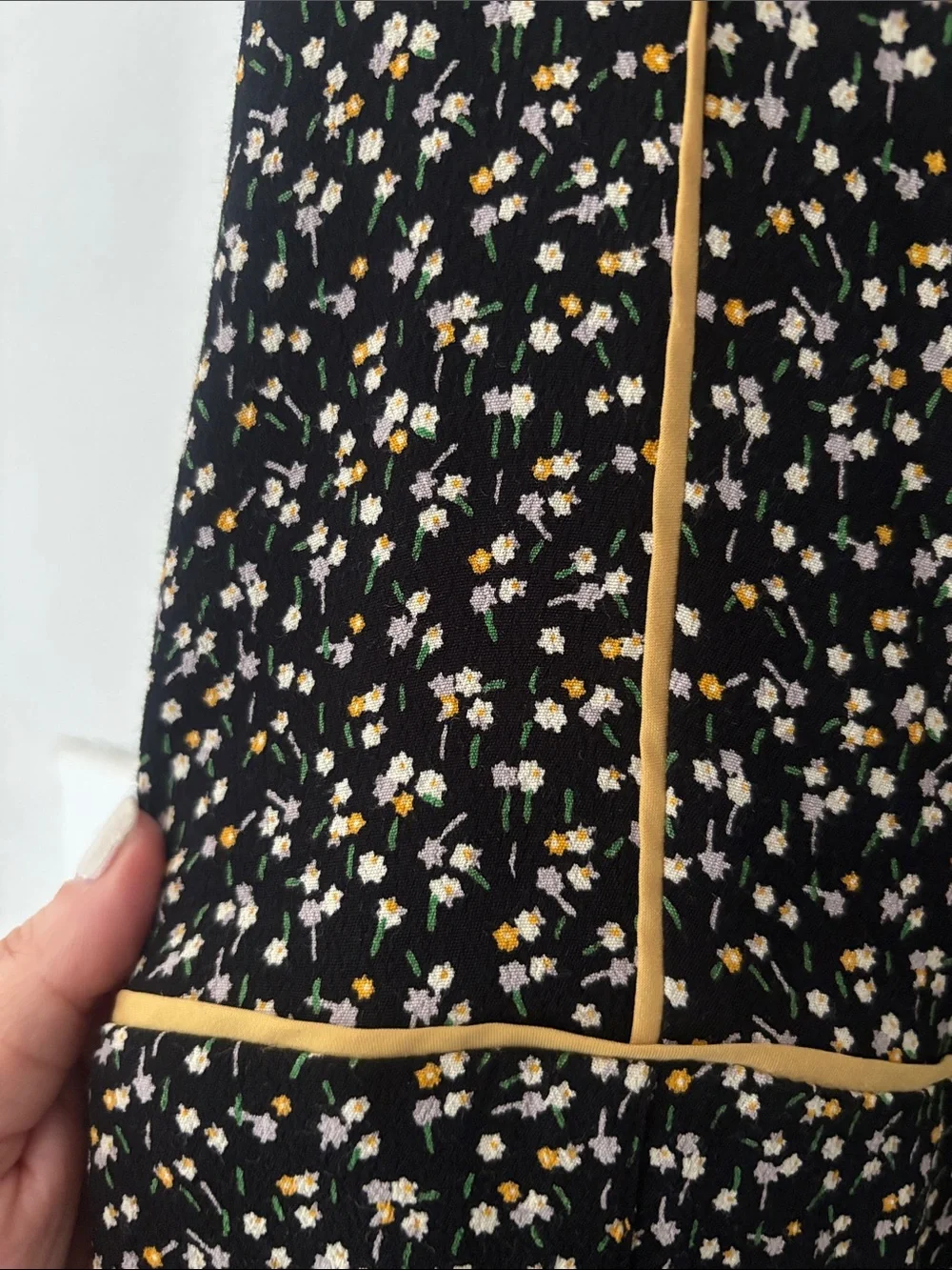Madewell Sleeveless Jumpsuit Black Floral Adjustable Straps Button Front Size 6